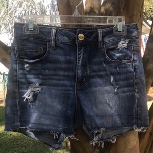 American Eagle Distressed Denim Shorts